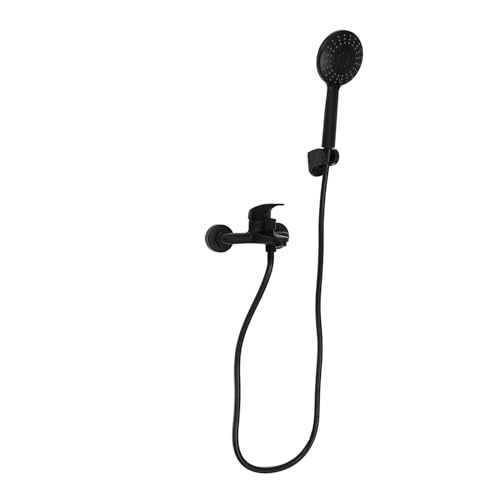 Wannenarmatur Badewannenarmatur mit 2 Strahlarten Handbrause Wandmontierte Badewannenarmatur Set Einhebel Badewanne Wasserhahn Badewanne für Badezimmer, Hotels, Schönheitssalons Schwarz Wannenarmatur Badewannenarmatur mit 2 Strahlarten Handbrause Wandmontierte Badewannenarmatur Set Einhebel Badewanne Wasserhahn Badewanne für Badezimmer, Hotels, Schönheitssalons Schwarz von Babeenoo