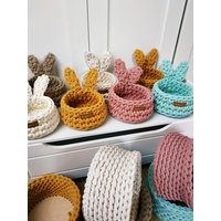 Hasenkorb Mit Ohren, Korb in Form Eines Hasen Ideal Als Ostergeschenk, Geschenk Zum Kindergeburtstag, Webkorb, Osterkörbchen Hasenkorb Mit Ohren, Korb in Form Eines Hasen Ideal Als Ostergeschenk, Geschenk Zum Kindergeburtstag, Webkorb, Osterkörbchen von BabemiLove