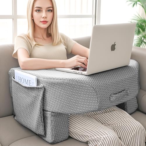 Babenest 26D Schwamm Spie Schoß Lesekissen, Bücherkissen für Bücher, E-Reader, Schoß-Schreibtischkissen für Erwachsene Setzen in Bett, Boden, Sofa(Luftschicht) von Babenest