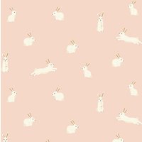 Baby-Bettwäsche-Überzug Mit Hasen-Motiv in Blush Rosa Baby-Bettwäsche-Überzug Mit Hasen-Motiv in Blush Rosa von Babiease