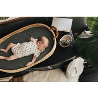 Leinen Wickelkorb Bezug Babybett Bezogen von Babiease