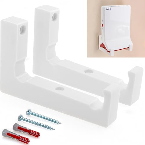 Babotech Wandhalterung für Fritz Repeater 6000/3000 – Zweiteiliges Set mit Schrauben & Dübeln – Robuste Befestigung für optimalen WLAN-Empfang – Einfache Montage - Made in Germany Babotech Wandhalterung für Fritz Repeater 6000/3000 – Zweiteiliges Set mit Schrauben & Dübeln – Robuste Befestigung für optimalen WLAN-Empfang – Einfache Montage - Made in Germany von Babotech