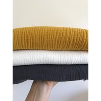 Kinderdecke/Musselinwickel Senfdecke Babybettwäsche Windel Babywindel von Babotipi
