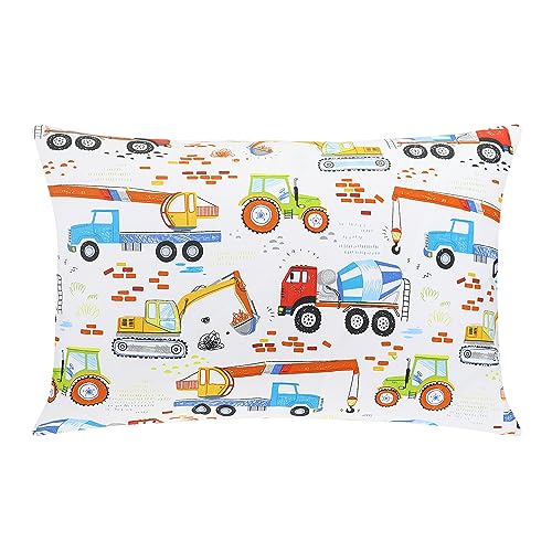 Babybett Kissen mit Kissenbezug - 33 x 45 cm Kinderbett Kissen, Super Soft-Bequeme Babykissen für Kinderbett,Perfekt für Reisen von Baby Amabc