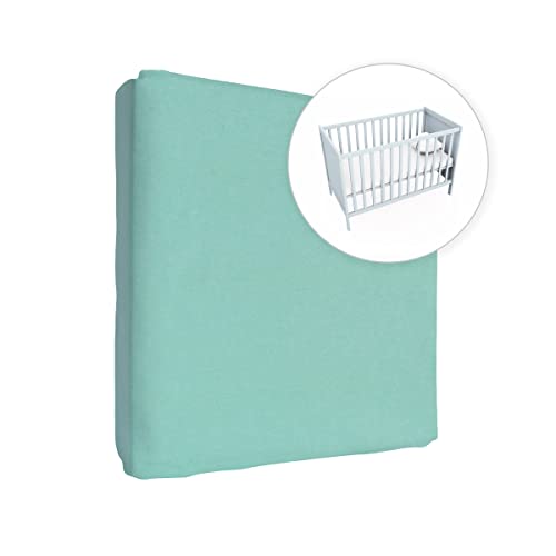 Jersey 100% Baumwolle Spannbetttüch, Passend für 140 x 70 Kinderbett Matratze (Tiffany) von Baby Comfort