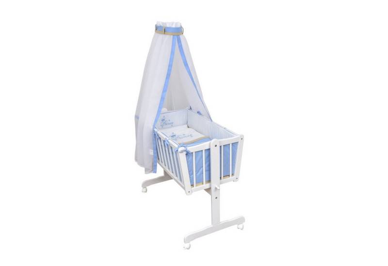 Baby-Delux Babybettwäsche Baby Wiegenset, 6 teilig, Wiegenset 6-tlg. für Babywiege 90x40 (ohne Wiege) verschiedene Designs von Baby-Delux