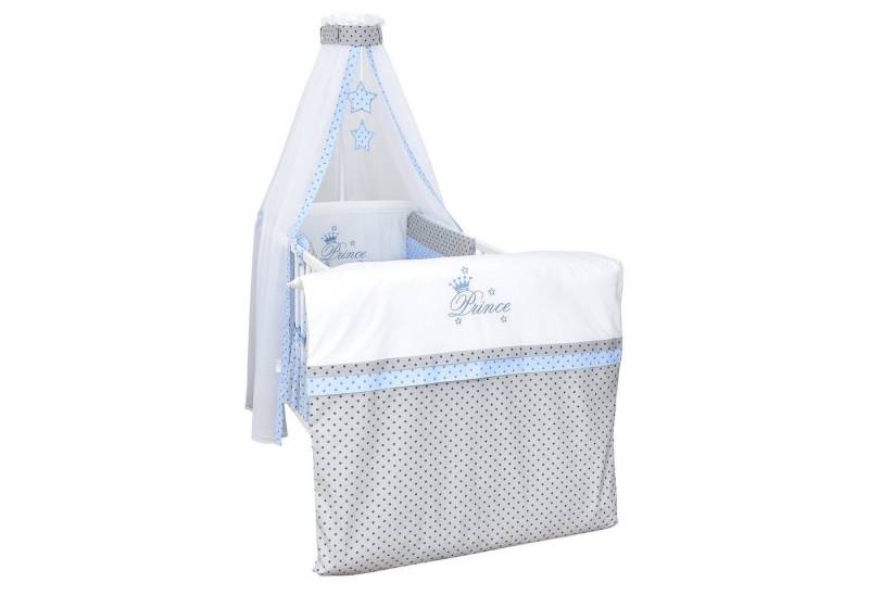 Baby-Delux Babybettwäsche Baby Bettwäsche Set 4-Tlg. Nestchen Chiffonhimmel, Baumwolle, 4 teilig, Bettset für Babybetten 140x70 & 120x60 verschiedene Designs Baby-Delux Babybettwäsche Baby Bettwäsche Set 4-Tlg. Nestchen Chiffonhimmel, Baumwolle, 4 teilig, Bettset für Babybetten 140x70 & 120x60 verschiedene Designs von Baby-Delux