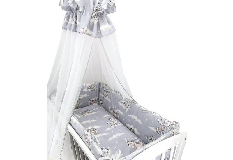 Baby-Delux Babybettwäsche Baby Wiegenset, 6 teilig, Wiegenset 6-tlg. für Babywiege 90x40 (ohne Wiege) verschiedene Designs von Baby-Delux