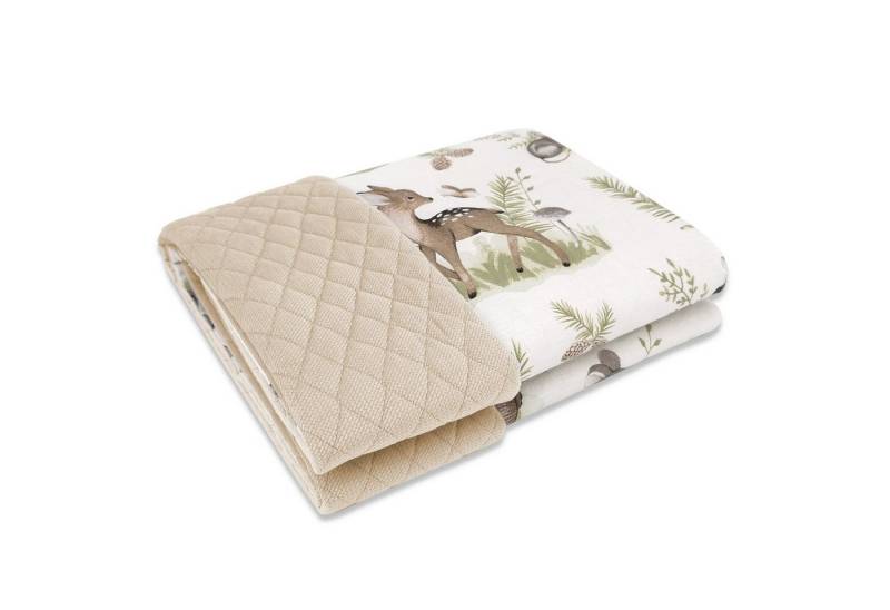 Babydecke, Baby-Delux, Kuscheldecke Premium zweiseitig Baumwolle Samt Velvet 75×100 von Baby-Delux