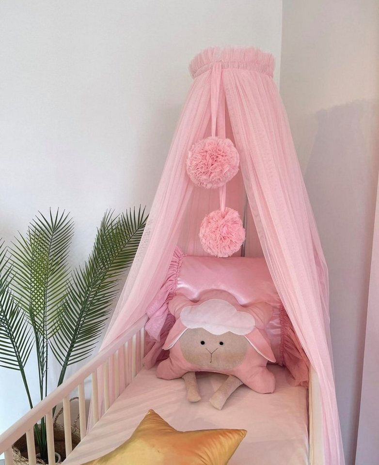 Baby Fancyroom Betthimmel Betthimmel aus 12 Meter Tüll aus 1. Klasse für Kinderbett Gitterbett, Himmel für Babybett Kinderbett von Baby Fancyroom