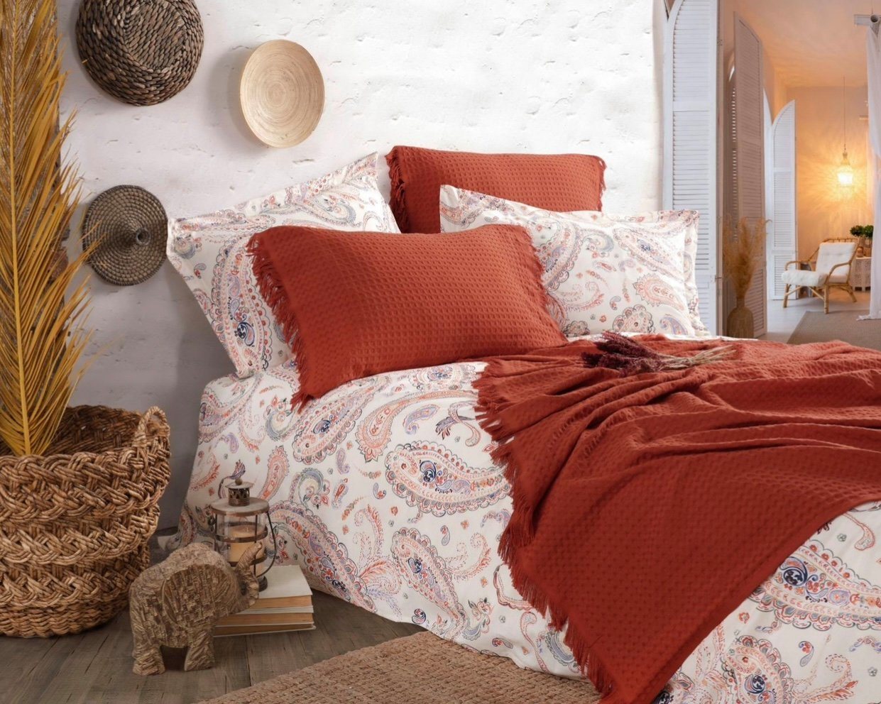 Tagesdecke Boho Chic Tagesdecken Sommer Set 100% Baumwolle Iyi Geceler Istanbul, Baby Fancyroom von Baby Fancyroom