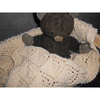 Gelb Handgemachte Hand Gestrickte Kuscheldecke Luxe Baby Wurf Afghan Oder Babydecke in Zwei Größen von BabyAfghansByFran