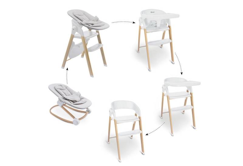 BabyGo Kombihochstuhl Levels Hochstuhl Kinderstuhl Kombihochstuhl inklusive Wippe BabyGo Kombihochstuhl Levels Hochstuhl Kinderstuhl Kombihochstuhl inklusive Wippe von BabyGo
