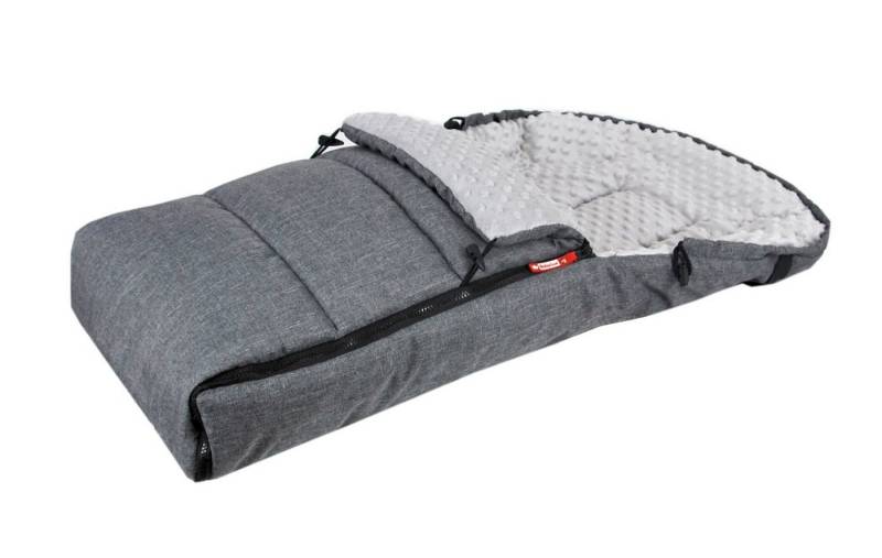 BabyLux Fußsack BABYLUX Fußsack MINKY Kinderwagen Buggy Fleece Babyschale Thermo, Grau + Minky Grau BabyLux Fußsack BABYLUX Fußsack MINKY Kinderwagen Buggy Fleece Babyschale Thermo, Grau + Minky Grau von BabyLux