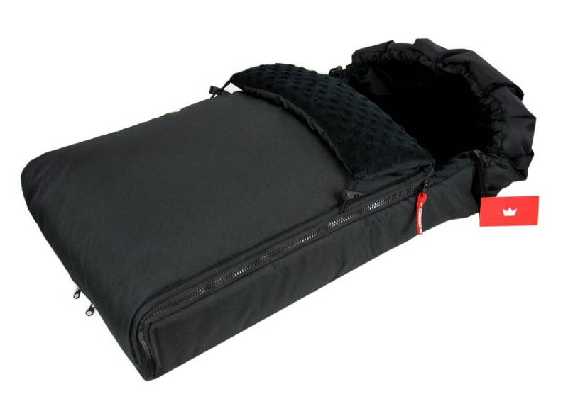 BabyLux Fußsack BABYLUX Fußsack MINKY Kinderwagen Buggy Fleece Babyschale Thermo, Schwarz + Schwarz BabyLux Fußsack BABYLUX Fußsack MINKY Kinderwagen Buggy Fleece Babyschale Thermo, Schwarz + Schwarz von BabyLux