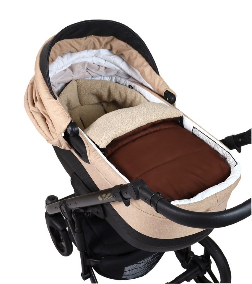 BabyLux Fußsack Bouclé Winter Fußsack 90cm Kinderwagen Buggy, Babyschale Schlafsack, BF2 Schocko + Boucle Beige BabyLux Fußsack Bouclé Winter Fußsack 90cm Kinderwagen Buggy, Babyschale Schlafsack, BF2 Schocko + Boucle Beige von BabyLux
