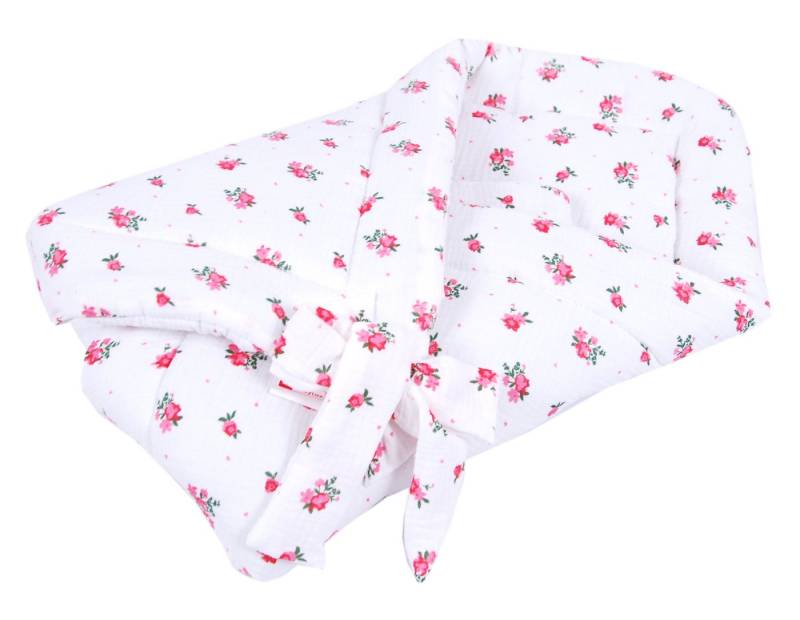 Einschlagdecke BABYLUX Einschlagdecke Musselin BABYHÖRNCHEN 75 x 75 cm Neugeborene, BabyLux von BabyLux
