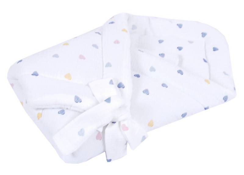 Einschlagdecke BABYLUX Einschlagdecke Musselin BABYHÖRNCHEN 75 x 75 cm Neugeborene, BabyLux von BabyLux