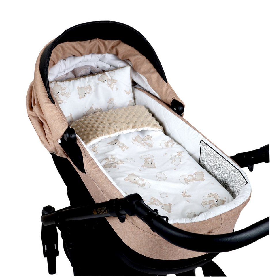 Kinderdecke BABYLUX Babydecke MINKY 2Set Kuscheldecke Decke 75 x 60cm Kinderwagen, BabyLux, MP138 - Beige + Bären Kinderdecke BABYLUX Babydecke MINKY 2Set Kuscheldecke Decke 75 x 60cm Kinderwagen, BabyLux, MP138 - Beige + Bären von BabyLux
