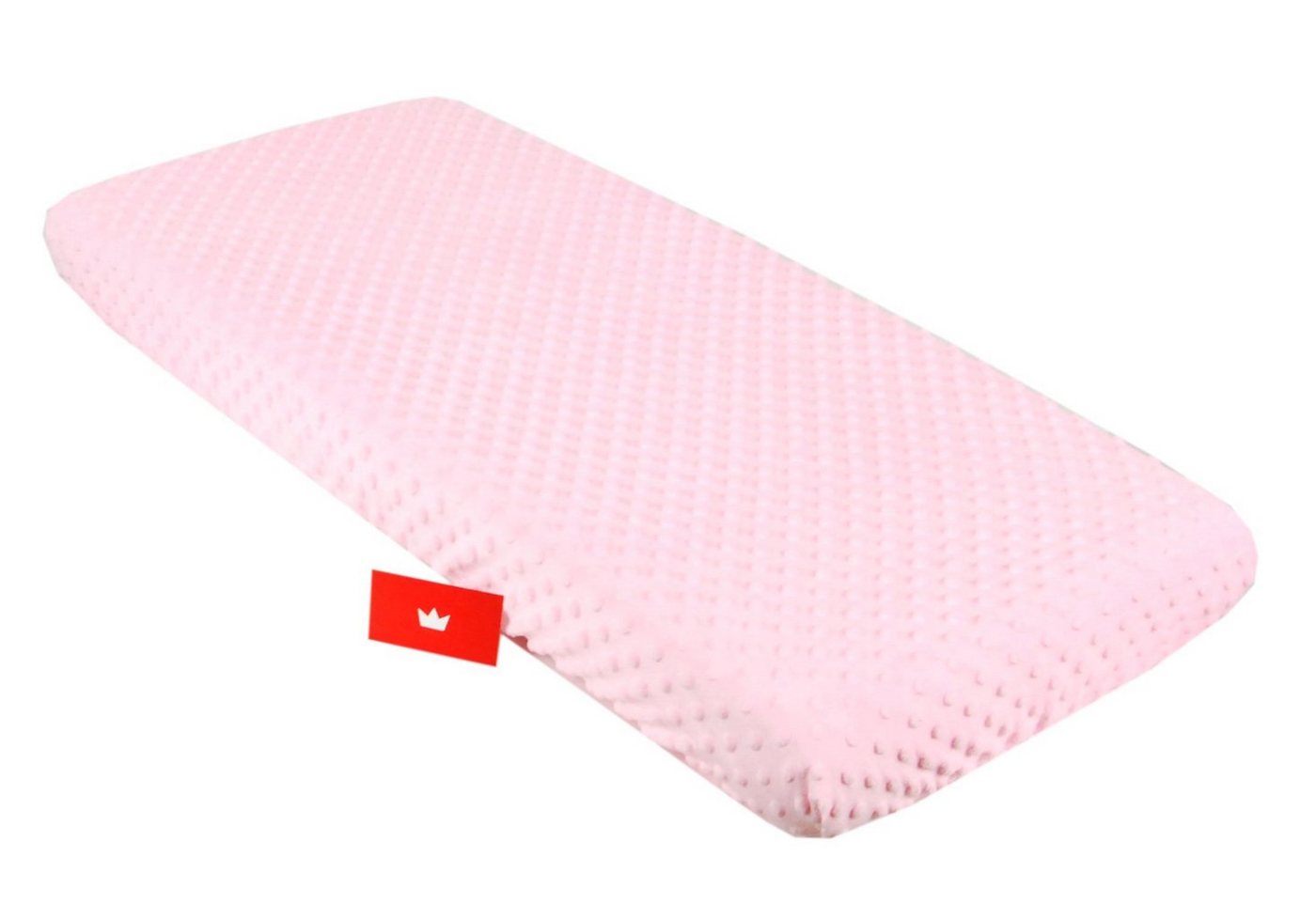 Spannbettlaken BABYLUX Spannbettlaken 40 x 90 x 10 Bettlaken Spannbetttuch Betttuch Laken Minky, BabyLux, Rosa 40x90 Minky von BabyLux