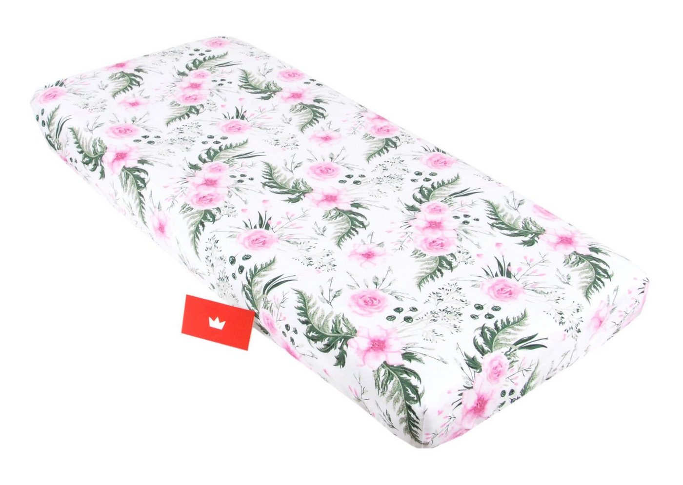 Spannbettlaken BABYLUX Spannbettlaken 40x90 cm Bettlaken Spannbetttuch Beistellbett Wiege, BabyLux, 110. Wilde Blüten von BabyLux