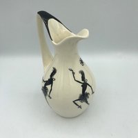 Wade Pottery Kleiner Vasenkrug Im Zamba African Dance Muster 466 von BabyPopBoutique