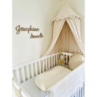 Holz Wanddekor, Mädchen Namensschild, Personalisiertes Zeichen Kinderzimmer Dekor, Baby-Dusche-Geschenk Für Jungen, Benutzerdefinierte von BabyPuzzleStudio