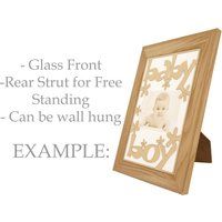 Babyrice Bilderrahmen Für Jungen Als Geschenk Massivholz Erster Fotorahmen Mit Mdf Blumendesign, Wählen Sie Die Farbe Von Rahmen Und Halterung Babyrice Bilderrahmen Für Jungen Als Geschenk Massivholz Erster Fotorahmen Mit Mdf Blumendesign, Wählen Sie Die Farbe Von Rahmen Und Halterung von BabyRiceUK