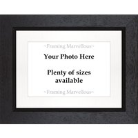 Schwarzer Hölzerner Foto-Bilderrahmen - Größe Wählen Und Farbe Befestigen Schwarzer Hölzerner Foto-Bilderrahmen - Größe Wählen Und Farbe Befestigen von BabyRiceUK