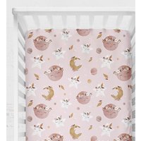 Boho Krippe Spannbettlaken, Mädchen, Süßes Baby Muttertagsgeschenk, Muttertagsgeschenk von BabyTigerwhaleETSY