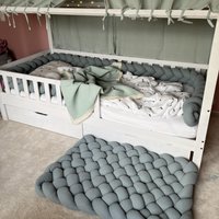 Spielteppich, Krabbeldecke Geflochtene Spieldecke von Babyanmata