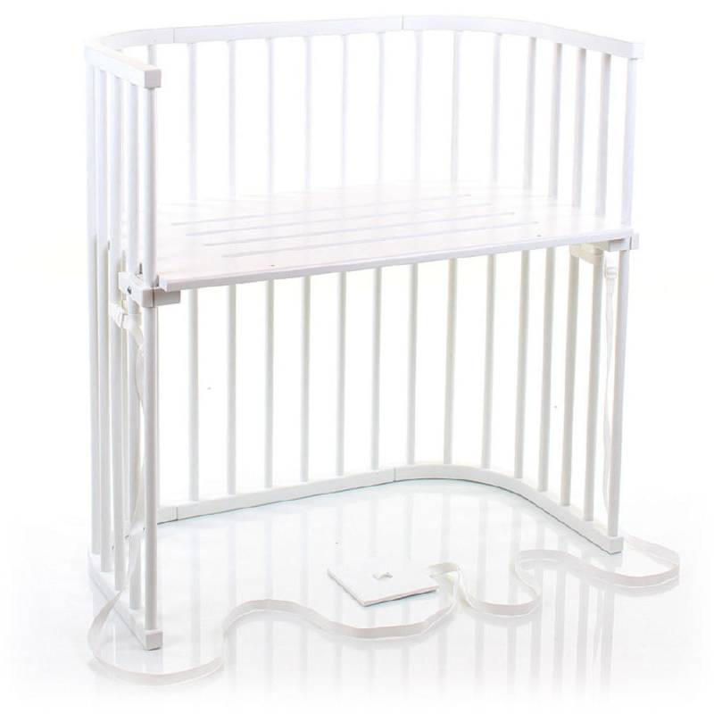 Babybay Baby Beistellbett Babybett Boxspring Liegefläche 51 X 89 Cm Buche Weiß B-Ware von Babybay