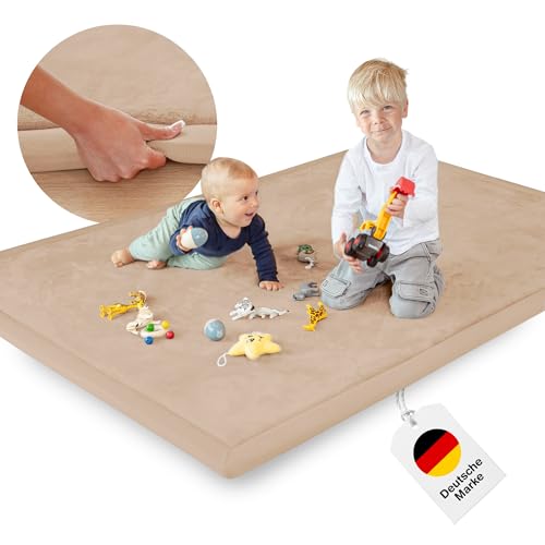 BabybeFun Krabbelmatte Baby - kuschelig weich - 3cm Dicker Teppich Kinderzimmer 150x200x3cm - rutschfest - Spielmatte Baby - Spielteppich Kinder - Krabbeldecke - Kinderteppich - perfekt zum Krabbeln BabybeFun Krabbelmatte Baby - kuschelig weich - 3cm Dicker Teppich Kinderzimmer 150x200x3cm - rutschfest - Spielmatte Baby - Spielteppich Kinder - Krabbeldecke - Kinderteppich - perfekt zum Krabbeln von BabybeFun
