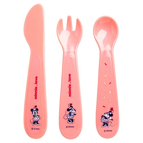 babyCalin - Disney Minnie Besteck-Set, 3-teilig von BabyCalin