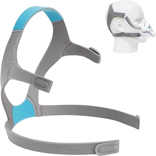 Kopfbedeckung CPAP Kopfbband Kompatibel mit Resmed Airfit F20 CPAP Mask, Ersatz des Maskenriemens für ResMed AirFit F20,Bequemes Unisex CPAP-Ersatz-Kopfband (Maske,Clips nicht enthalten) von Babyfond