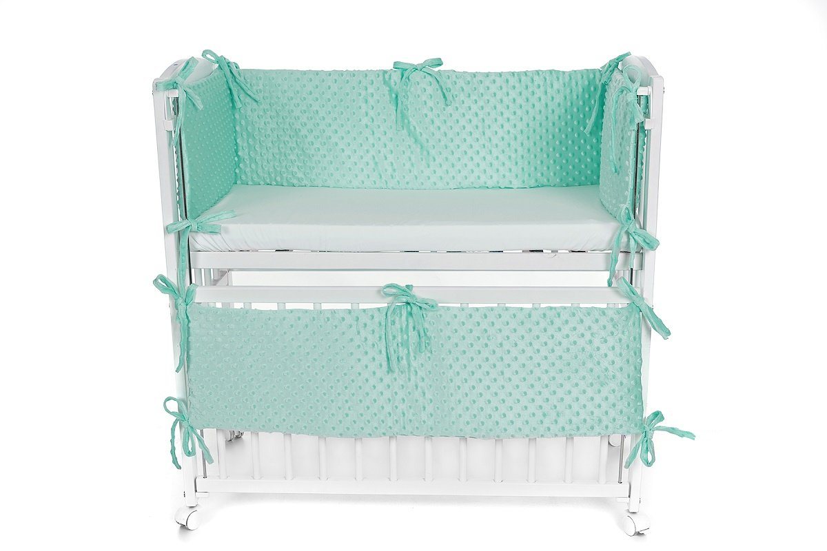 Babyhafen Beistellbett Baby Stubenwagen Zustellbett 90x40 mit Matratze und Nestchen, inkl. Matratze und Nestchen von Babyhafen