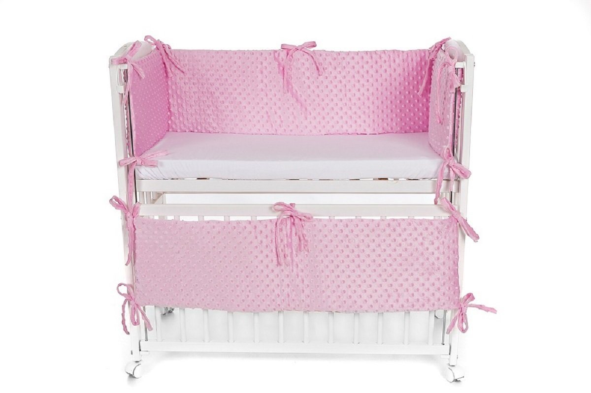 Babyhafen Beistellbett Baby Stubenwagen Zustellbett 90x40 mit Matratze und Nestchen, inkl. Matratze und Nestchen von Babyhafen