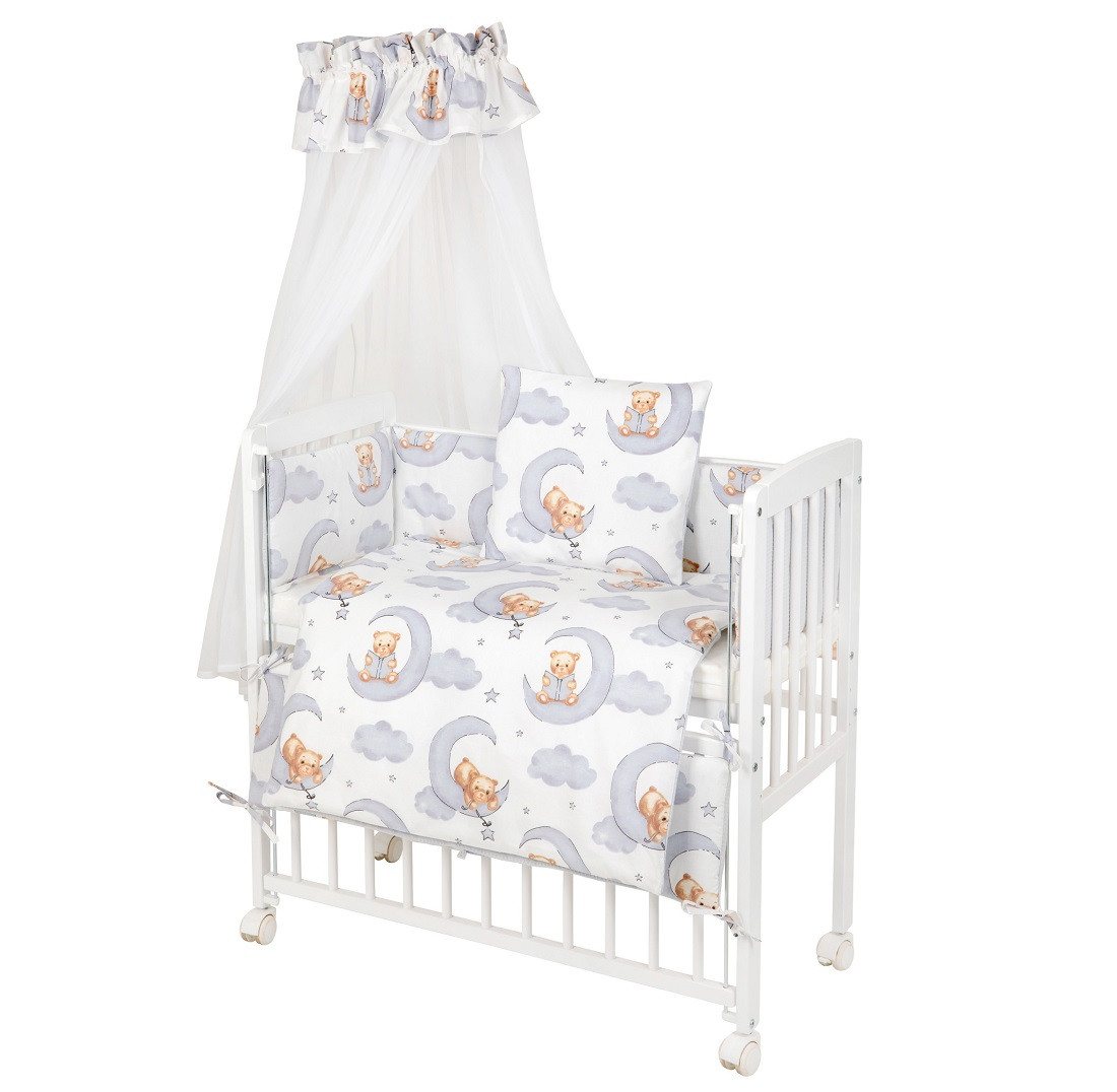 Babyhafen Beistellbett Babybett Zustellbett 90x40 cm Komplettbett SET Druck Varianten von Babyhafen