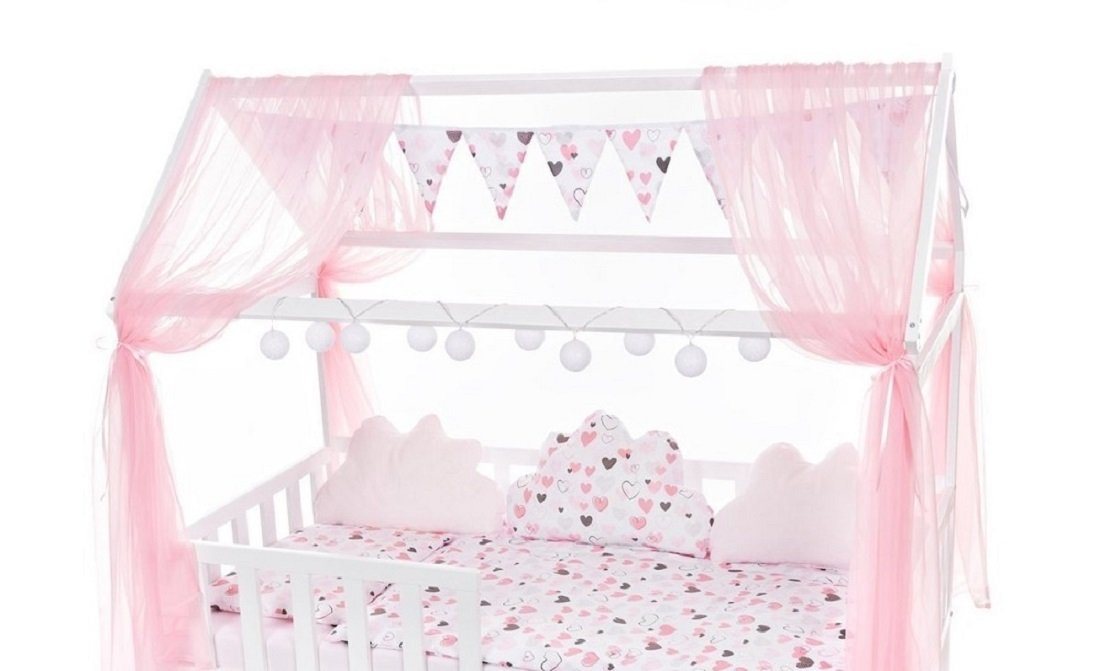 Kinderbettwäsche Baby Bettset für Hausbetten Deko Bettwäsche Garnitur OHNE BETT, Babyhafen, 11 teilig, inkl. Deko-Set von Babyhafen