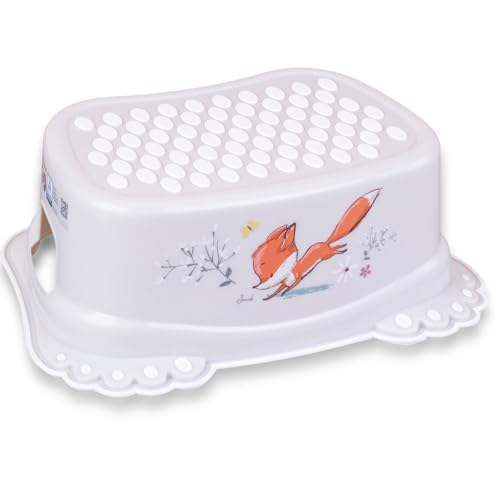 Kinderhocker TÜV Rheinland geprüft! Kinder Toilettenhocker mit Anti-Rutsch Beschichtung für Stabilität. – Kinder Hocker von Babykajo