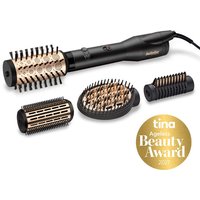 BaByliss Warmluftbürste "AS970E Big Hair Luxe" 4 Aufsätze rotierender Heißluftstyler mit 4 Aufsätzen von Babyliss