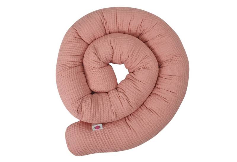 Babymajawelt Bettrolle Bett Nestchen Schlange, Wickeltischumrandung Waffel, Lagerungshilfe im Schlaf, Sitzen, Liegen oder Entspannen. Made in EU von Babymajawelt