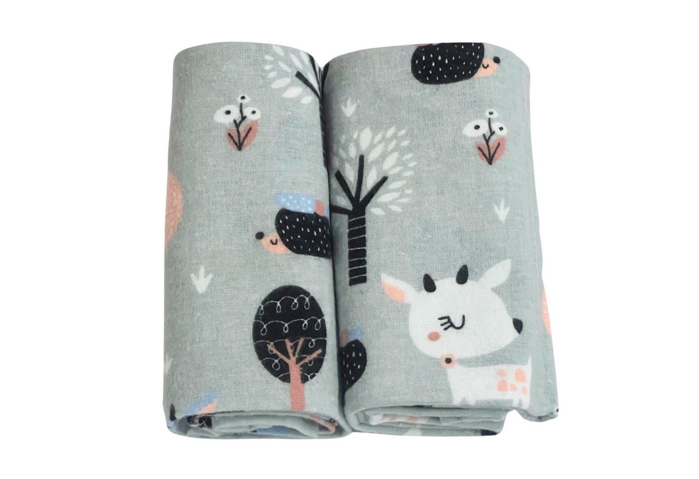 Babymajawelt Spucktuch Baby Moltontücher 2er Set, 70x80 cm - Kuscheltücher ver. Modelle, (Set, 2-tlg), Mehrfach verwendbar, Besonders sanft & Farbenfroh, Limited von Babymajawelt