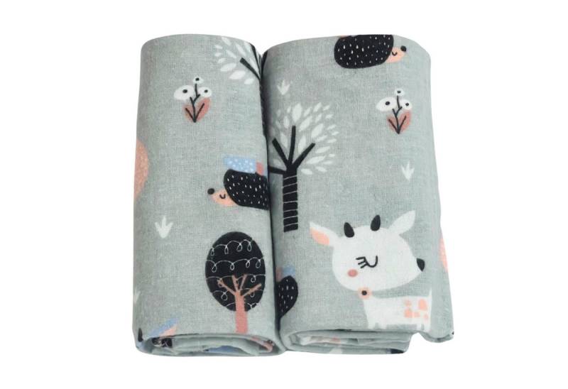 Babymajawelt Spucktuch Baby Moltontücher 2er Set, 70x80 cm - Kuscheltücher ver. Modelle, (Set, 2-tlg), Mehrfach verwendbar, Besonders sanft & Farbenfroh, Limited von Babymajawelt