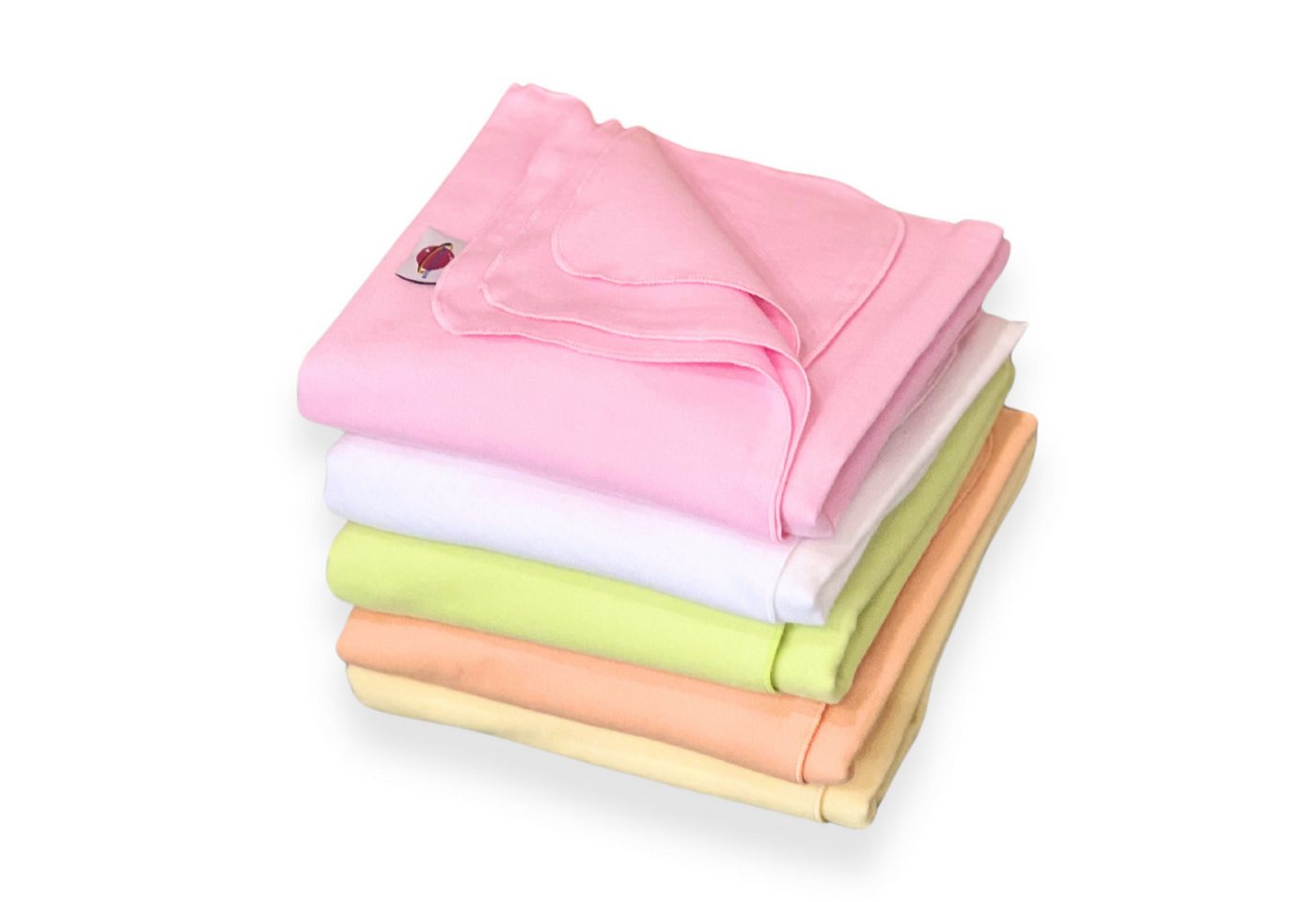 Babymajawelt Spucktuch Baby Molton Tücher 80x80cm - Spucktücher Stoffwindeln Superweich, (Set, 5-tlg., Saugfähige Waschbare Moltonwindeln), Inkontinenz, Wickeln, Windeln, Sichtschutz. EU-Qualität von Babymajawelt