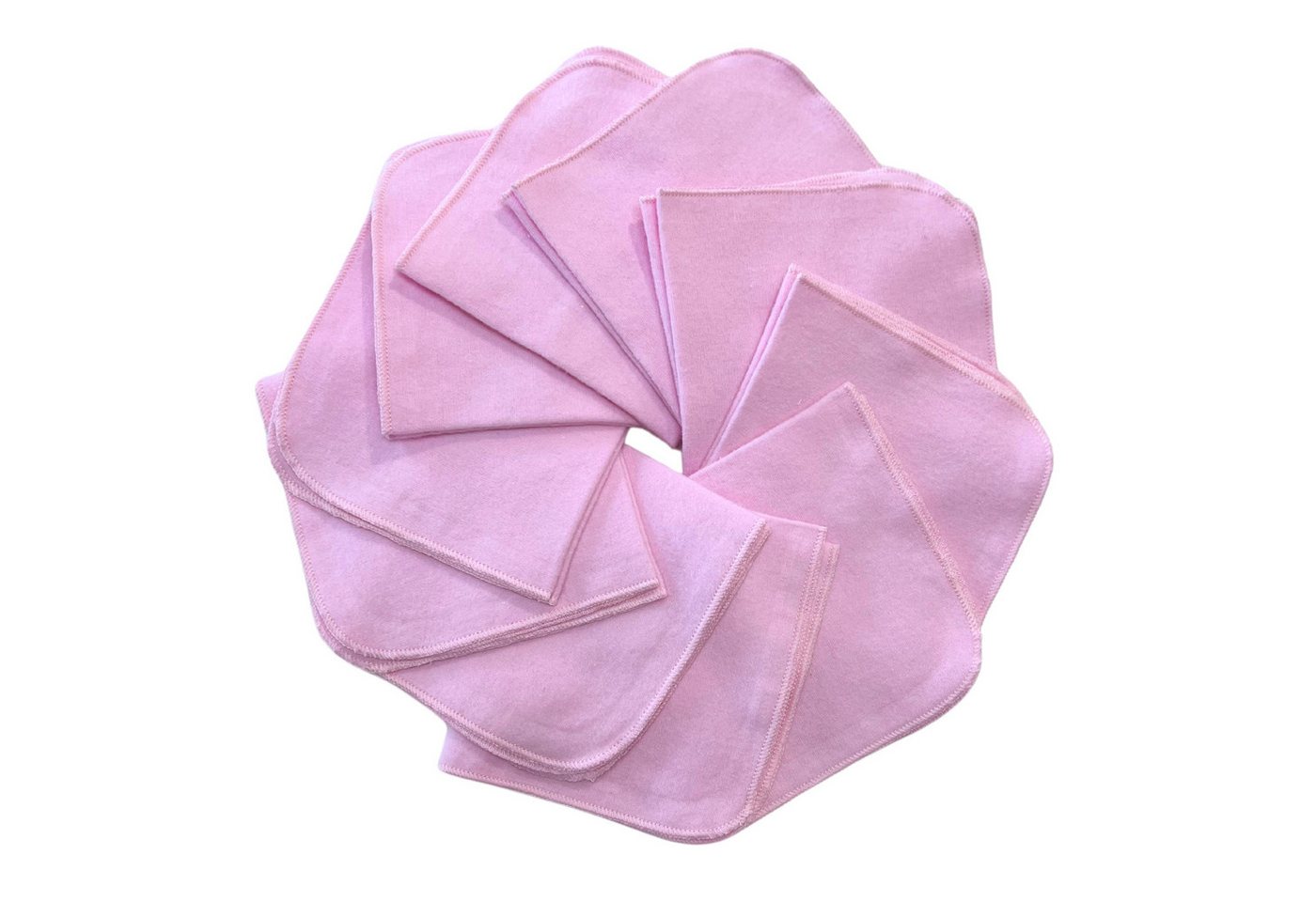 Babymajawelt Waschlappen Extra Weiche Baby Waschlappen Molton Tücher 25x25cm, Baumwolle (10-St), Nachhaltig, DIY-Feuchttücher, Wiederverwendbar, Babyausstattung von Babymajawelt