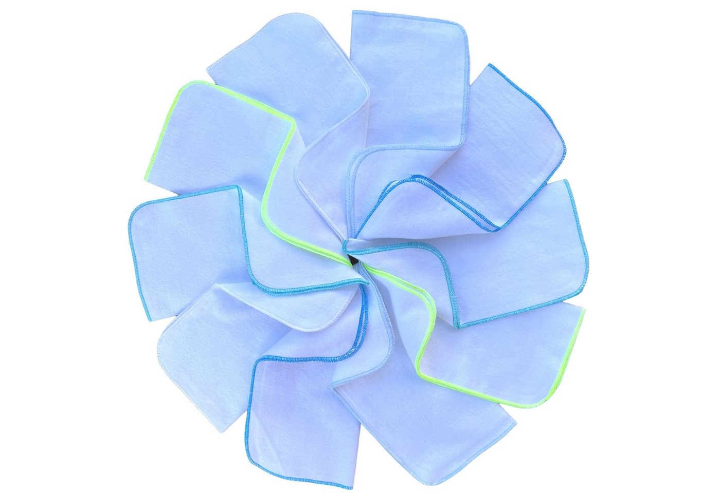 Babymajawelt Waschlappen Extra Weiche Baby Waschlappen Molton Tücher 25x25cm, Baumwolle (10-St), Nachhaltig, DIY-Feuchttücher, Wiederverwendbar, Babyausstattung von Babymajawelt