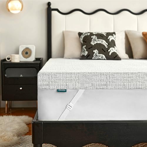 Bacalar® Matratzen Topper 200x200cm H1 H2, 7CM Matratzentopper 200x200 Gelschaum, Gel Mattress Topper 200x200cm für Boxspringbett Schlafsofa mit 120 Tage Probeschlafen von Bacalar