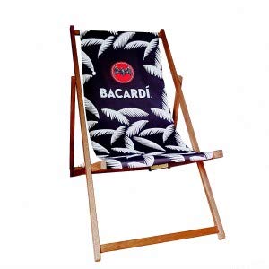 Bacardi Holz Sonnenliege Strandliege Liegestuhl aus Holz Gartenliege Klappstuhl von Bacardi-Bacardi