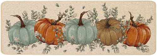 Baccessor Fußmatte mit Herbstkürbis, extra lang, für drinnen und draußen, Herbst, Erntedankfest, dekorative Eingangstürmatte, rutschfeste Gummi-Unterseite, saisonale Küche, Bodendekoration, 43,2 x Baccessor Fußmatte mit Herbstkürbis, extra lang, für drinnen und draußen, Herbst, Erntedankfest, dekorative Eingangstürmatte, rutschfeste Gummi-Unterseite, saisonale Küche, Bodendekoration, 43,2 x von Baccessor